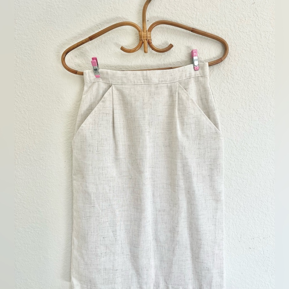 Vintage linen skirt